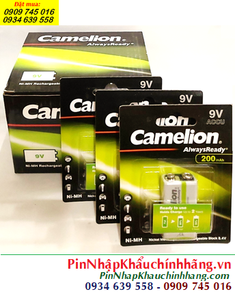 COMBO 01hộp=12vỉ Pin sạc 9v Camelion NH-9V200ARBP1 AlwaysReady chính hãng _Giá 1.128.000đ/Hộp